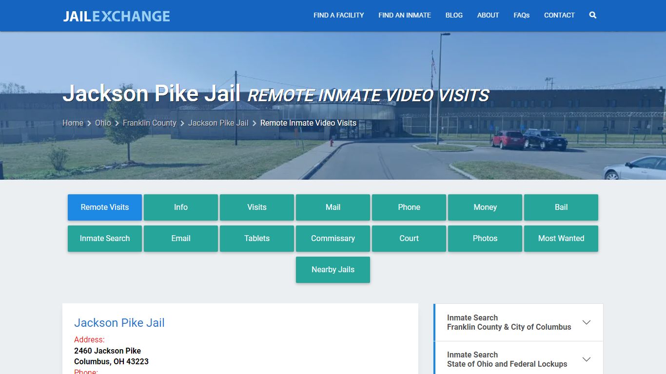 Video Visitation - Jackson Pike Jail, OH - Jail Exchange